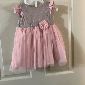 Pink and sliver dress